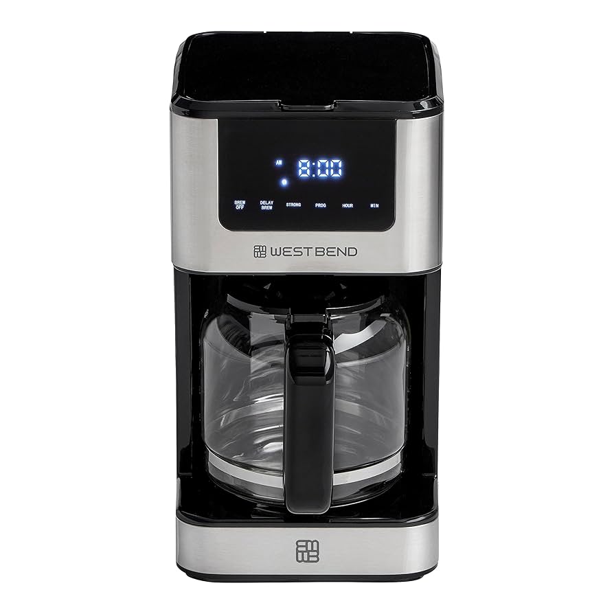 Amazon.com: West Bend Drip Coffee Maker Brews Hot or Iced